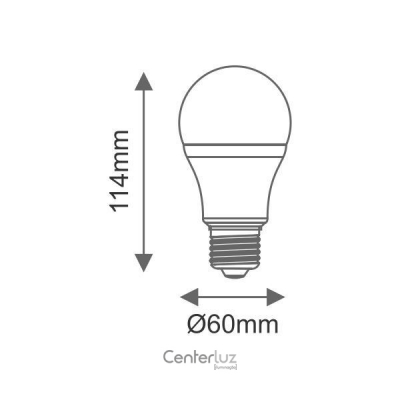 Lâmpada LED Bulbo 9W 4000K (Branco Neutro) Bivolt