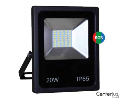 Refletor de LED RGB c/ controle